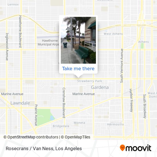 Mapa de Rosecrans / Van Ness