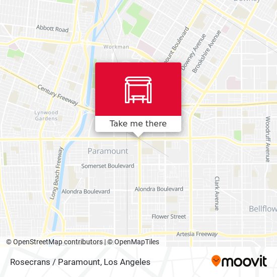 Rosecrans / Paramount map