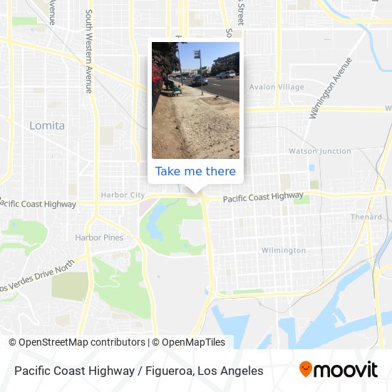 Mapa de Pacific Coast Highway / Figueroa