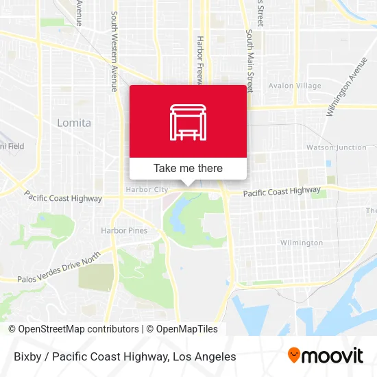 Bixby / Pacific Coast Highway map