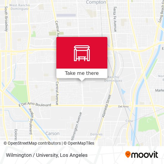 Mapa de Wilmington / University
