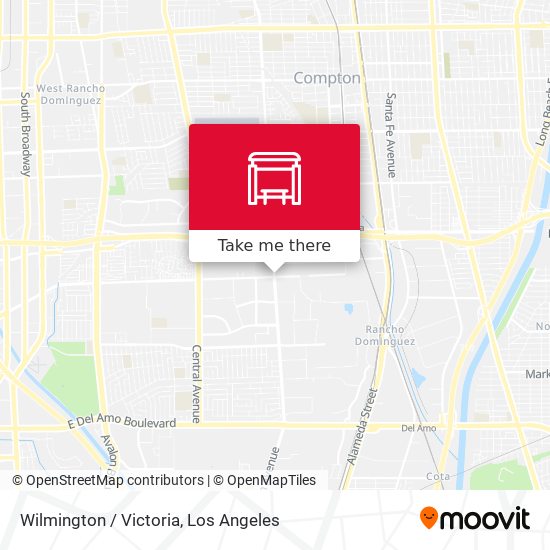 Wilmington / Victoria map