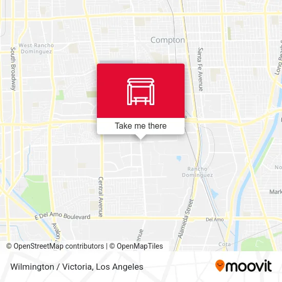 Wilmington / Victoria map