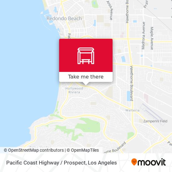 Pacific Coast Highway / Prospect map