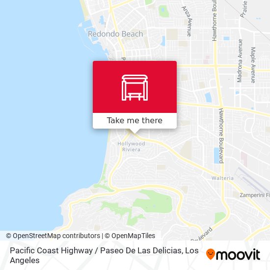 Pacific Coast Highway / Paseo De Las Delicias map