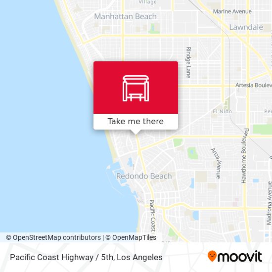Pacific Coast Highway / 5th map