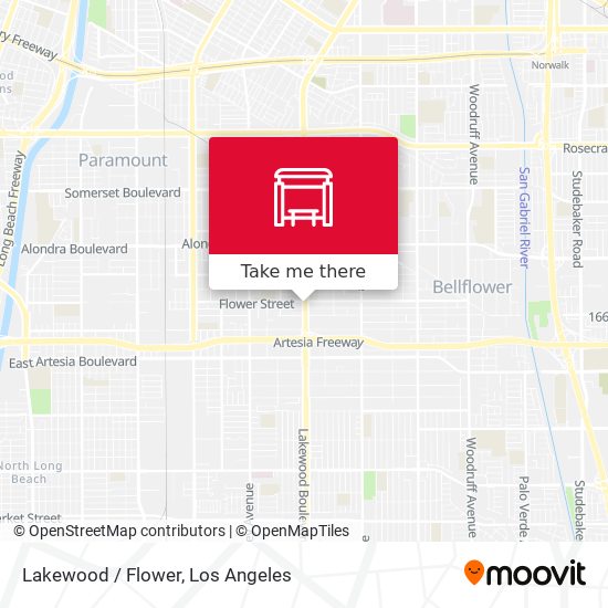 Mapa de Lakewood / Flower