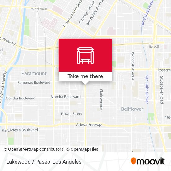 Mapa de Lakewood / Paseo