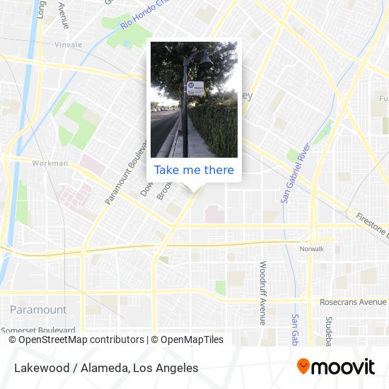 Mapa de Lakewood / Alameda