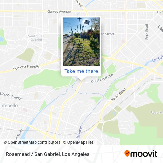 Mapa de Rosemead / San Gabriel
