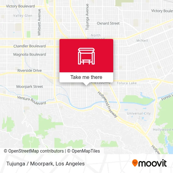 Tujunga / Moorpark map
