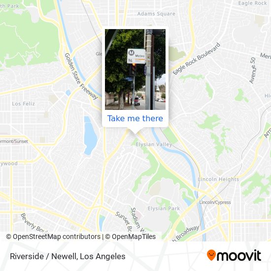 Mapa de Riverside / Newell