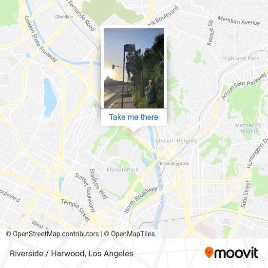 Riverside / Harwood map