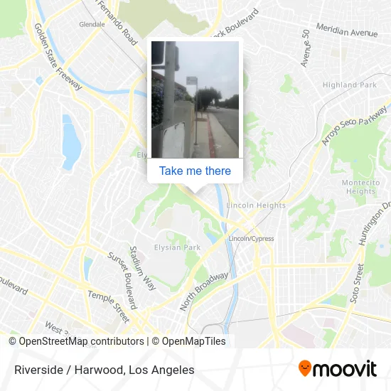 Riverside / Harwood map