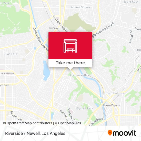 Mapa de Riverside / Newell