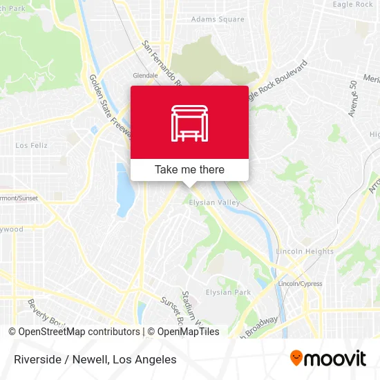 Riverside / Newell map