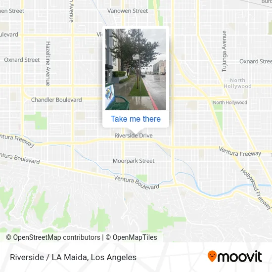 Riverside / LA Maida map