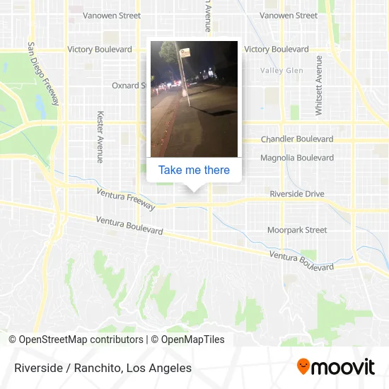 Riverside / Ranchito map