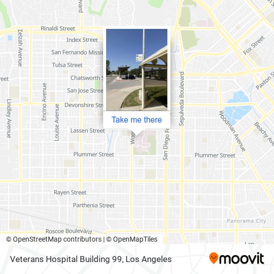 Veterans Hospital Building 99 map