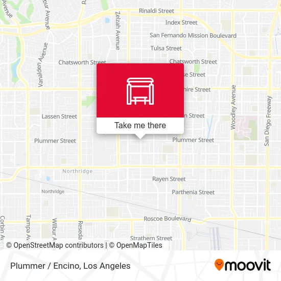 Plummer / Encino map
