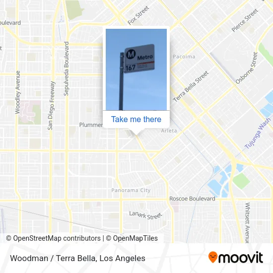 Woodman / Terra Bella map