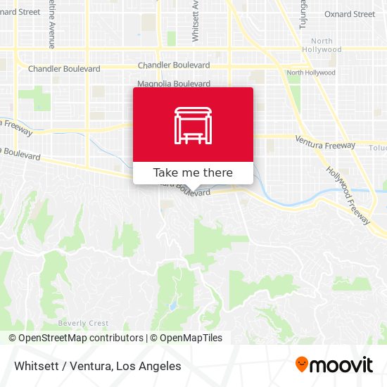 Whitsett / Ventura map