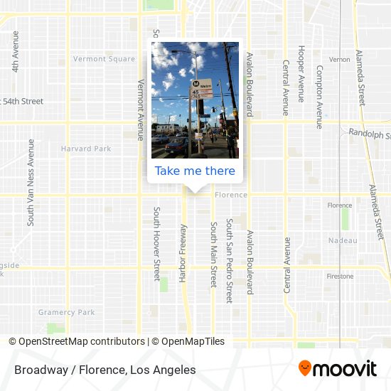 Mapa de Broadway / Florence