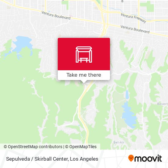 Sepulveda / Skirball Center map