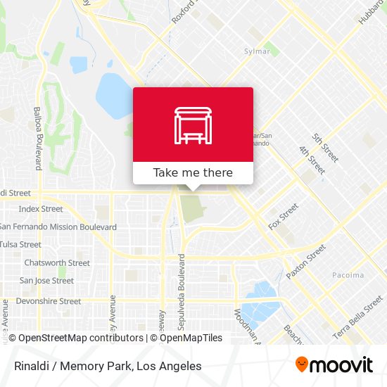Rinaldi / Memory Park map