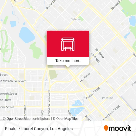 Rinaldi / Laurel Canyon map