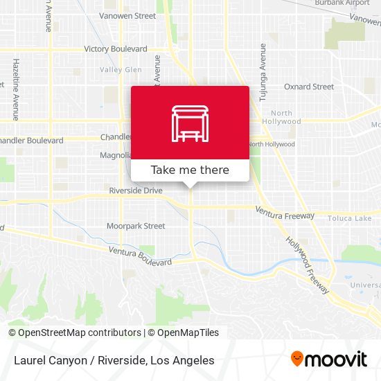 Mapa de Laurel Canyon / Riverside