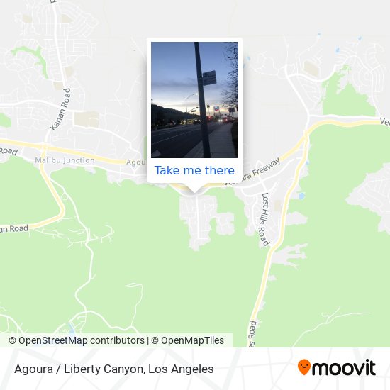 Mapa de Agoura / Liberty Canyon