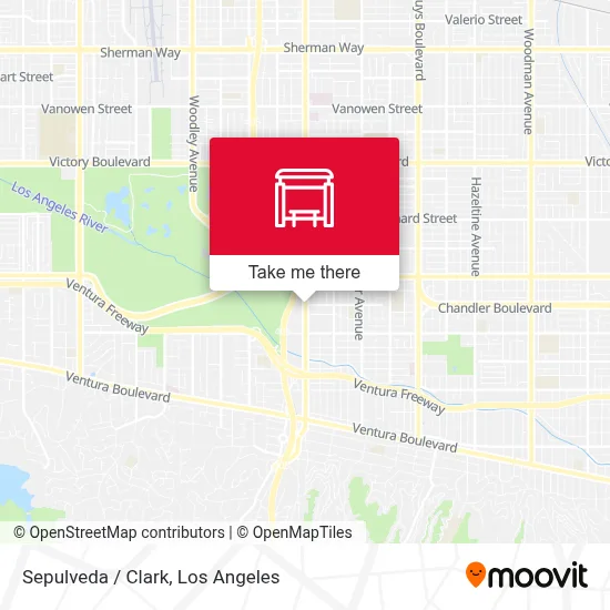 Sepulveda / Clark map