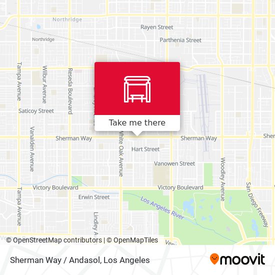 Sherman Way / Andasol map