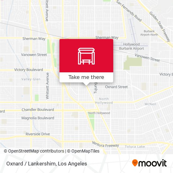 Oxnard / Lankershim map