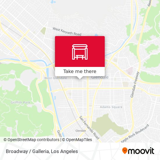 Mapa de Broadway / Galleria