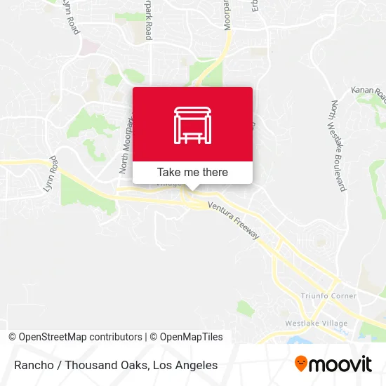 Rancho / Thousand Oaks map