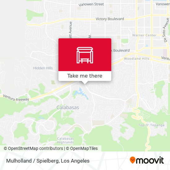 Mulholland / Spielberg map