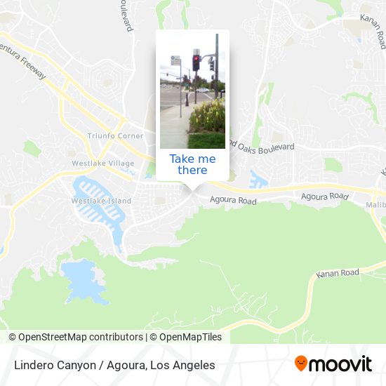 Mapa de Lindero Canyon / Agoura