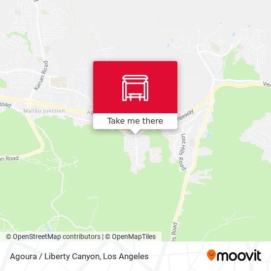 Mapa de Agoura / Liberty Canyon