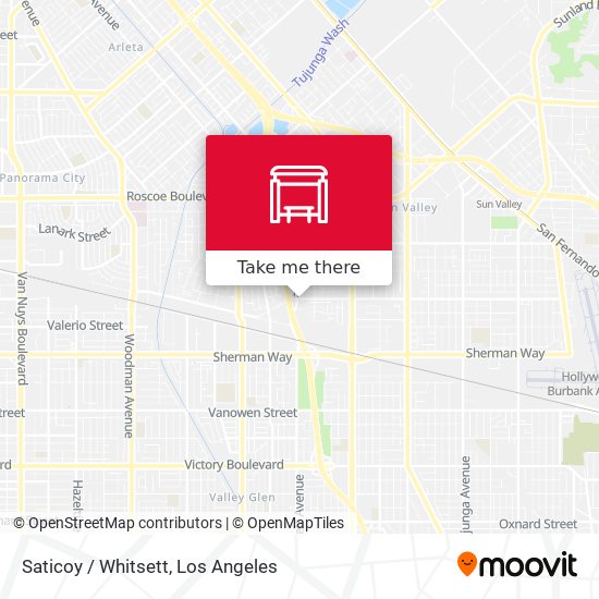 Mapa de Saticoy / Whitsett
