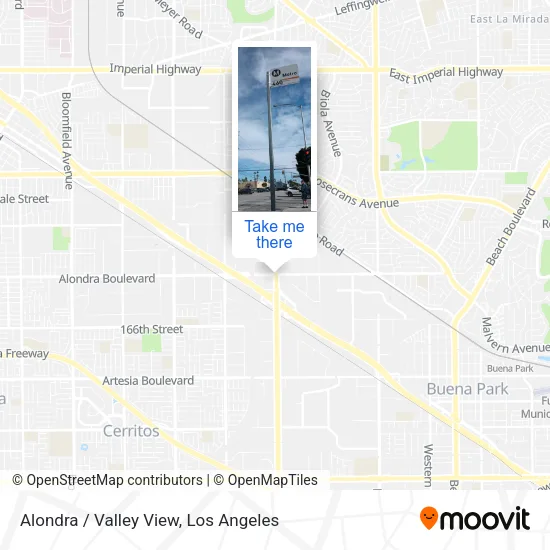 Alondra / Valley View map