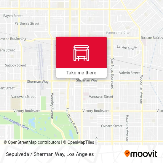 Sepulveda / Sherman Way map