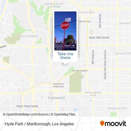 Hyde Park / Marlborough map