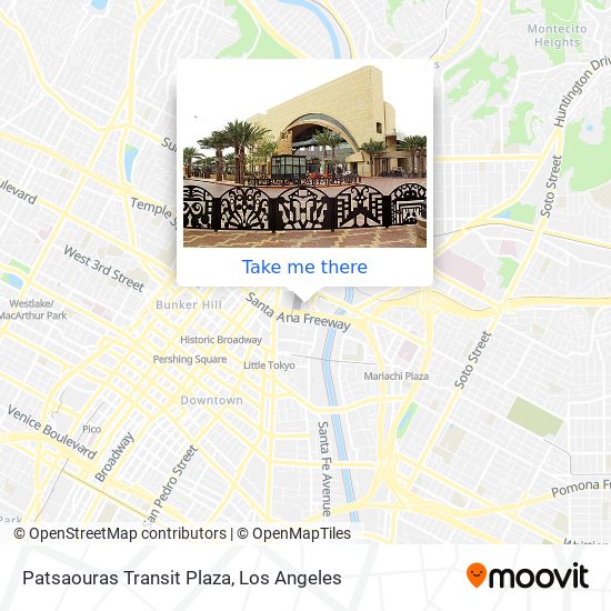 Patsaouras Transit Plaza map