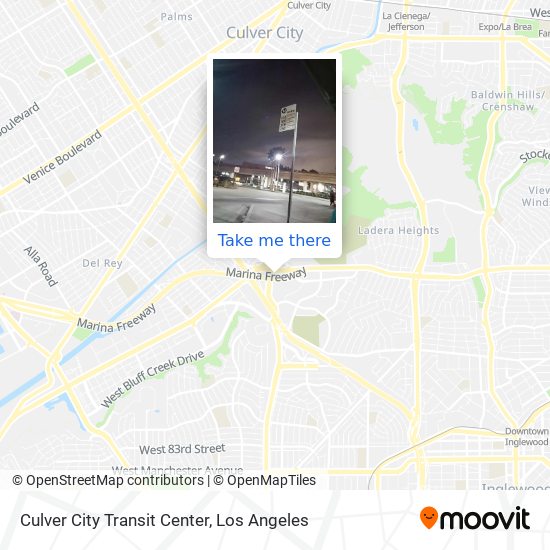 Culver City Transit Center map