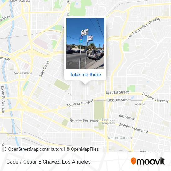 Gage / Cesar E Chavez map