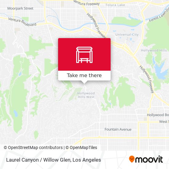 Mapa de Laurel Canyon / Willow Glen