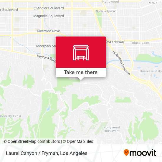 Mapa de Laurel Canyon / Fryman