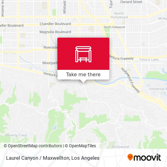 Mapa de Laurel Canyon / Maxwellton